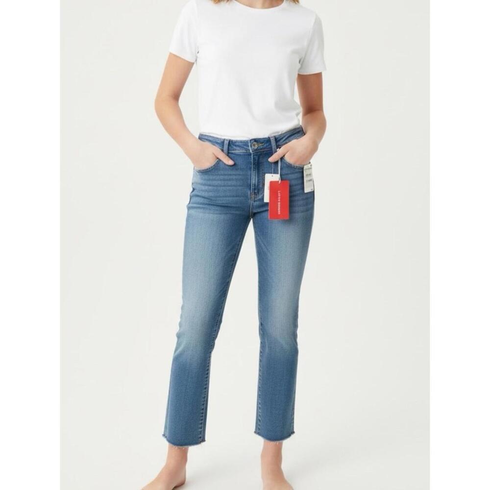 Lucky Brand Women’s Sweet Raw Hem Crop Kick Flare Jeans Broadway 10/30 $99.50
